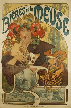 Juliste Meuse Beer; Bieres de La Meuse, 1897