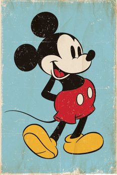 Juliste Mikki Hiiri (Mickey Mouse) - Retro