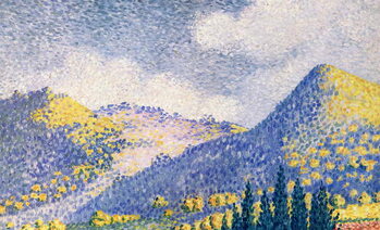 Canvas-taulu Mountainous Landscape, 1896