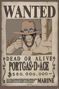 Juliste One Piece - Wanted Ace
