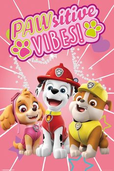 Juliste Paw Patrol - Pawsitive Vibes
