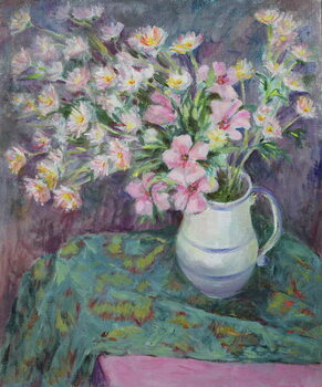 Canvas-taulu Pink Flowers in a Jug