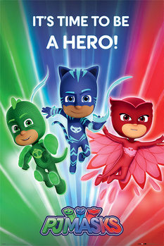 Juliste PJ Masks - Be a Hero