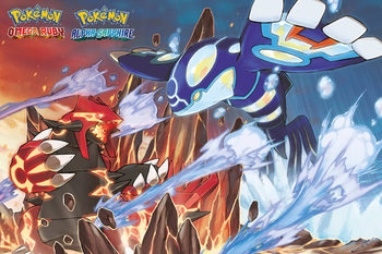 Juliste  Pokemon - Groudon and Kyogre