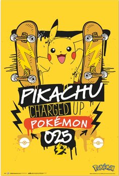 Juliste Pokemon - Pikachu Charged
