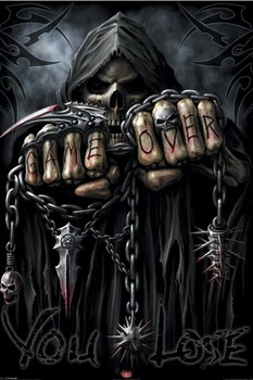 Juliste Spiral - game over Reaper