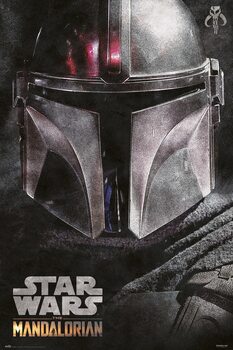 Juliste Star Wars: The Mandalorian - Helmet