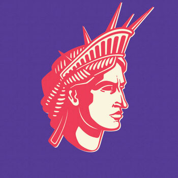 Juliste Statue of Liberty. USA Symbol