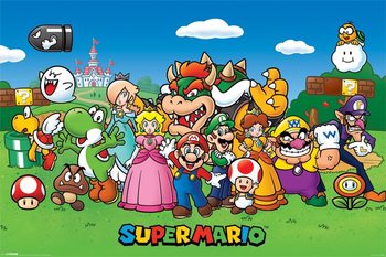 Juliste Super Mario - Characters