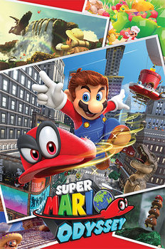 Juliste Super Mario Odyssey - Collage