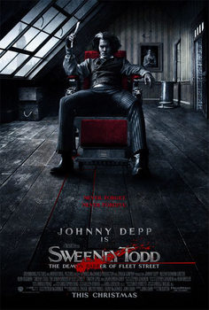 Juliste Sweeney Todd - Fleet Streetin paholaisparturi
