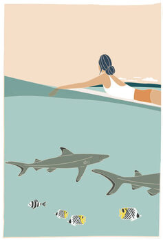 Juliste Tahiti surf, French Polynesia