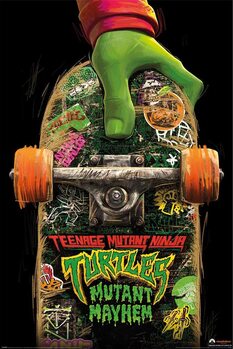 Juliste Teenage Mutant Ninja Turtles: Mutant Mayhem - Skate Board