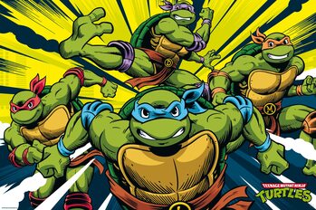 Juliste Teenage Mutant Ninja Turtles - Turtles in Action