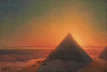Juliste The Great Pyramid at Giza, 1878