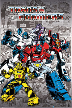 Juliste  Transformers G1 - Retro Comics