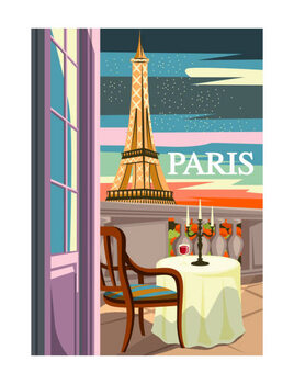 Juliste Travel Destination Vector Poster