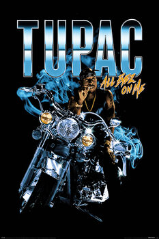 Juliste Tupac Shakur - All Eyez Motorcycle