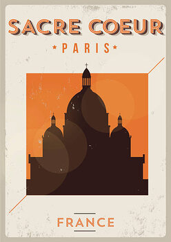 Juliste Typographic Paris City Poster Design