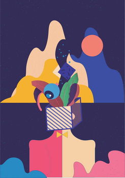 Canvas-taulu Unleash your Creativity, 2018,