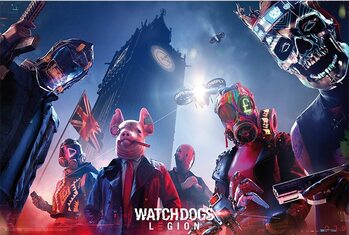 Juliste Watch Dogs - Keyart Legion
