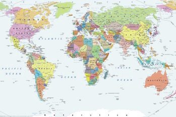 Juliste World Map - Political