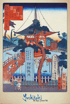 Juliste  Yoshitaki - The Temple of Amida Pond