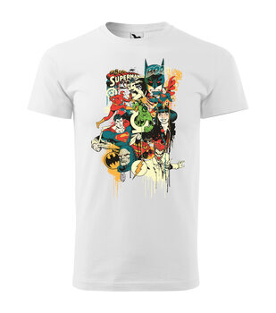 T-shirts Justice League - Characters