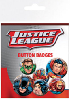 Σετ κονκάρδες Justice League - Group