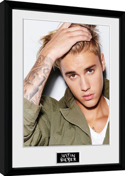 Рамкиран плакат Justin Bieber - Green Jacket