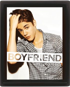Πλαισιωμένη 3D αφίσα JUSTIN BIEBER