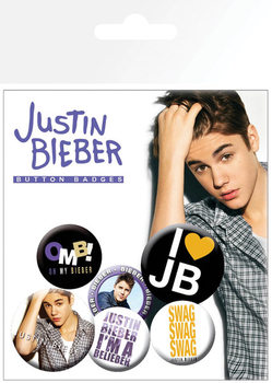 Σετ κονκάρδες JUSTIN BIEBER - oh my bieber