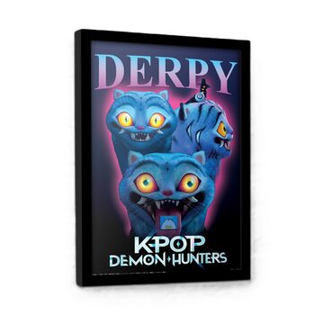 Framed poster K-Pop Demon Hunters - Derpy