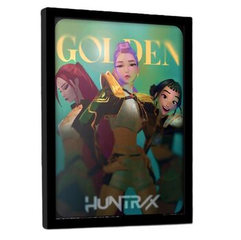 Uokvireni poster K-Pop Demon Hunters - Golden