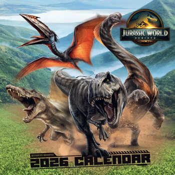 Kalendar 2026 Jurassic World - Rebirth