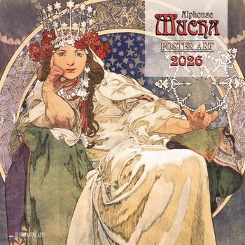 Kalenteri 2026 Alphonso Mucha - Poster Art