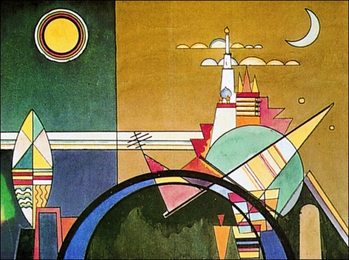Εκτύπωση τέχνης Kandinsky - La Grande Torre Di Kiev
