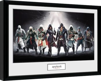 Kehystetty juliste Assassins Creed - Characters