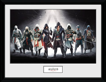 Kehystetty juliste Assassins Creed - Characters