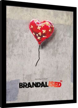Kehystetty juliste Brandalised - Bandaged Heart