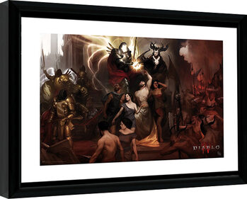 Kehystetty juliste Diablo IV - Nephalems
