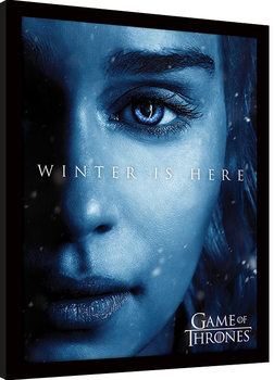 Game of Thrones - Winter is Here - Daenerys Kehystetty juliste