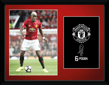 Kehystetty juliste Manchester United - Pogba 16/17