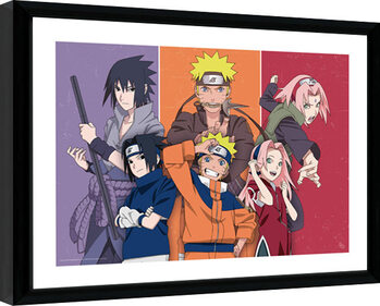 Kehystetty juliste Naruto Shippuden - Adults and Children