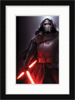 Tähtien sota Episodi VII: The Force Awakens - Kylo Ren Stance Kehystetty juliste