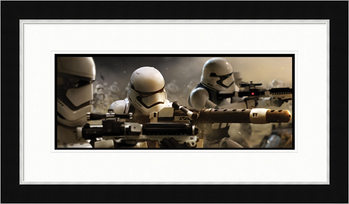 Tähtien sota Episodi VII: The Force Awakens - Stormtrooper Trench Kehystetty juliste
