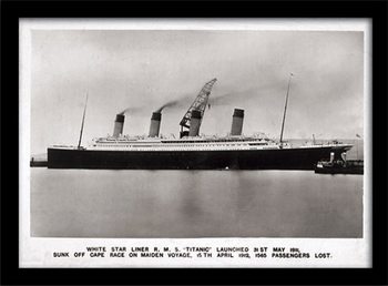 Titanic (1) Kehystetty juliste