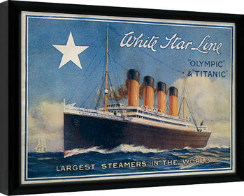 Kehystetty juliste Titanic