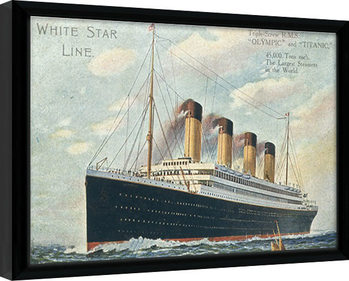 Kehystetty juliste Titanic