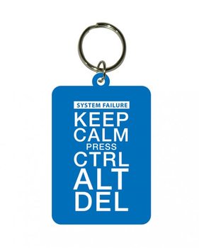 Keychain Keep Calm and Press Ctrl Alt Delete